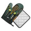 Tennis Balls and Rackets Kitchen Baking Set, Oven Mitts and potholders Set, Heat Resistant Kitchen Cooking Gloves view 2