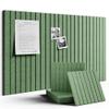 Large Felt Bulletin Board 36"x24" Cork Board Alternative - 6 Pack with 40 Safe Removable Adhesive Tabs, Cork Boards for Walls for Home Office Classroom Pin Board-Moss Green view 1