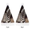 JTREHY Animal Zebra Christmas Hat, Warmth Comfortable Soft Christmas Cap,Cute Durable Reusable Santa Hat for Xmas And New Year Holiday Party Supplies view 3