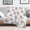 GDEVIG Throw Blanket Christmas Polar Bear Plush Bed Blanket Premium Flannel Ultra-Soft Print Stitching Blanket Throw All Season Use view 2