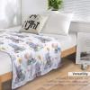 GDEVIG Throw Blanket Christmas Polar Bear Plush Bed Blanket Premium Flannel Ultra-Soft Print Stitching Blanket Throw All Season Use view 4