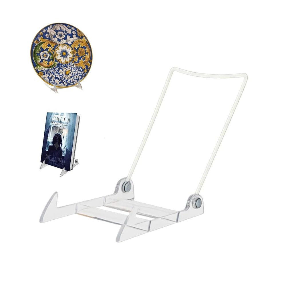 KINGDOM SOLUTIONS - 5.5" White Acrylic Display Stand Made in USA - 36 Pack