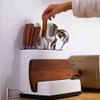 EWUROI Creative Rack Supplies Kitchen Tool Storage Holder Multifunction Draining Tableware view 4