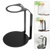 jiingekk Compact Manual Espresso Holder Iron Texture Coffee Press Stand For Travel & Home Brewing Home Coffee Brewing Accessories view 2