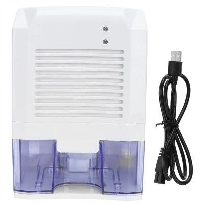 Small Portable Dehumidifier, USB Air Dryer for Home Bedroom, Large Capacity 800ml with Auto Shut Off, Quiet Efficient Dehumidifier for Bathroom Closet RV Garage