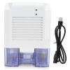 Small Portable Dehumidifier, USB Air Dryer for Home Bedroom, Large Capacity 800ml with Auto Shut Off, Quiet Efficient Dehumidifier for Bathroom Closet RV Garage view 1