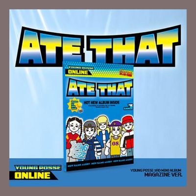 YOUNG POSSE ATE THAT EP Album Magazine Ver