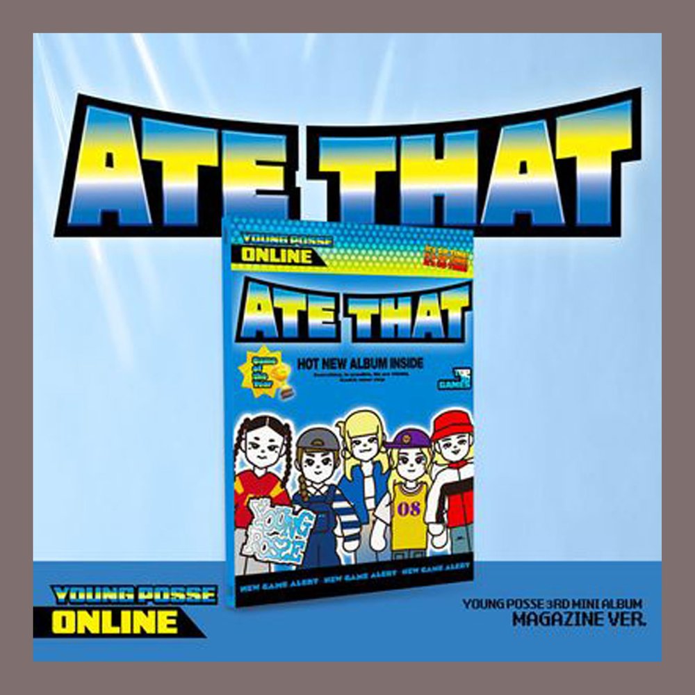 YOUNG POSSE ATE THAT EP Album Magazine Ver