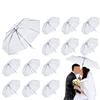 UZDMhRyHbAOZ Wedding Umbrellas Transparent Umbrella Foldable Clear Umbrella for Wedding Props(18pcs) view 1