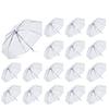 UZDMhRyHbAOZ Wedding Umbrellas Transparent Umbrella Foldable Clear Umbrella for Wedding Props(18pcs) view 2