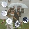 UZDMhRyHbAOZ Wedding Umbrellas Transparent Umbrella Foldable Clear Umbrella for Wedding Props(18pcs) view 4