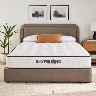 Sayre 10 Inch Twin Memory Foam Mattress in a Box Premium Cooling Gel Foam, Pressure Relief, Motion Isolation, CertiPUR US & Oeko TEX Certified, Made in USA (75" L x 38" W x 10" Th)