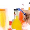 Bottle Openers 100 PCS Beer Opener Keychain Metal Bottle Key Ring Chain Aluminum(Blue) view 3