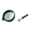 CONGARTENO Ceramic Grinding Bowl Small Manual Food Mashing Bowl Premium Porcelain Home Food Smashing Tool for Spices Medicine and Fruit Vegetables view 1