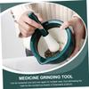 CONGARTENO Ceramic Grinding Bowl Small Manual Food Mashing Bowl Premium Porcelain Home Food Smashing Tool for Spices Medicine and Fruit Vegetables view 2