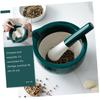 CONGARTENO Ceramic Grinding Bowl Small Manual Food Mashing Bowl Premium Porcelain Home Food Smashing Tool for Spices Medicine and Fruit Vegetables view 4