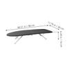 CONGARTENO Ironing Board Compact Household Tabletop Ironing Rack with Non-Slip Stable Base Portable and Space-Saving for Home and Travel Use view 2