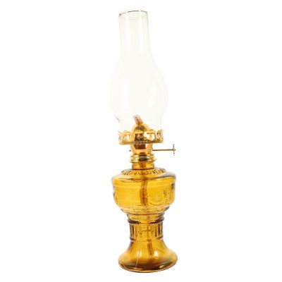 Retro Glass Indoor Oil Lamp Desktop Adornment