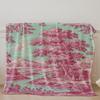 French Toile Printed Flannel Blanket, Classic Country Style Cozy Throw Blanket for Home Decor and Versatile Use (03,70 x 80in) view 3