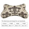 AJmores 2 Pack Car Neck Pillow Fleur-de-Lis and Coat Arms Knight Car Headrest Pillow for Neck Support view 2