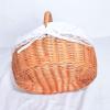 Rattan Storage Baskets with Handle | Woven Flower Girl Baskets for Wedding/Picnic/Home Decor | Authentic Rattan Organizer Bin for Groceries, Clothes & Essentials view 4