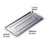 Air Conditioner Condensate Drain Pan Indoor Outdoor Unit Water Collecting and Drainage Drip Tray Kit Collector,Air Conditioner Drip Pan, AC Unit Condensation Water Collector Drip Tray, Stain view 2