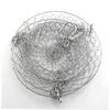 CONGARTENO Heavy Duty Wire Hanging Basket for Kitchen Wall European Style Fruit and Vegetable Storage Organizer with Hooks Silver Decorative Hanging Basket for Fruits Vegetables Cans and view 2