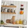 CONGARTENO Heavy Duty Wire Hanging Basket for Kitchen Wall European Style Fruit and Vegetable Storage Organizer with Hooks Silver Decorative Hanging Basket for Fruits Vegetables Cans and view 4