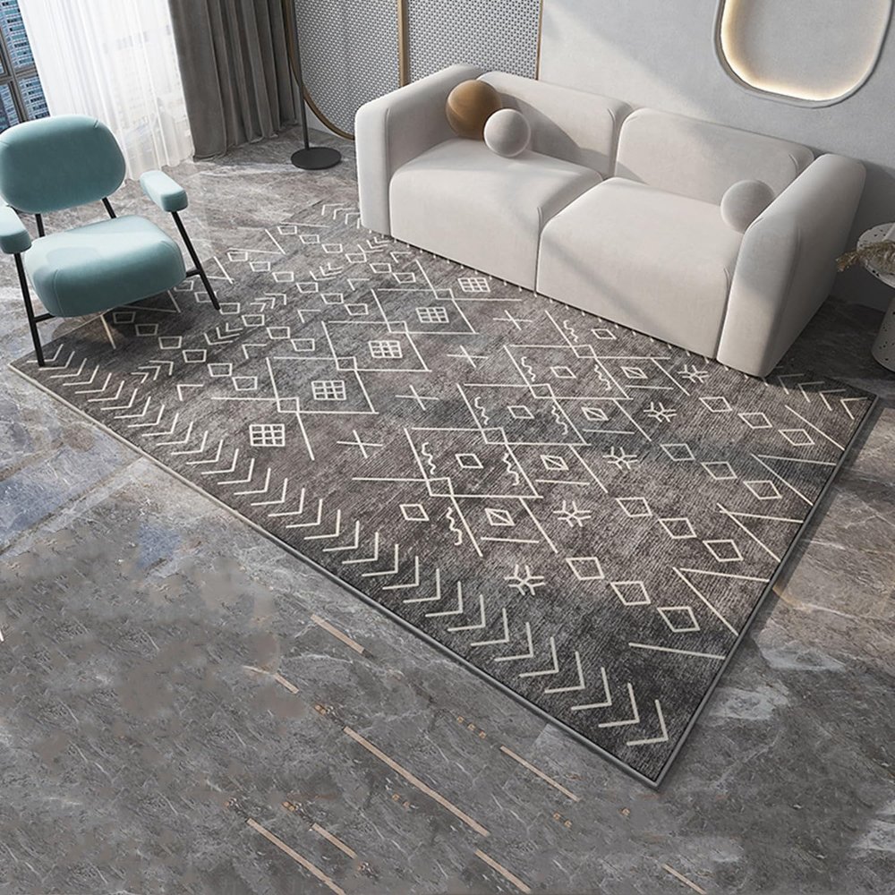 Electric Heating Carpet Heated Floor Mat, Heated Yoga Mat Area Rug Heater, Electric Heating Pads Foot Warmers Infrared Space Heater for Office Home(C,200x300cm)