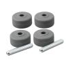 4 Front Wheels And 2 Axis Replace Kit, Compatible For Shark, NV350/NV351 Vacuum Cleaner Parts Vacuum Cleaner Replacement Tools For Home view 1