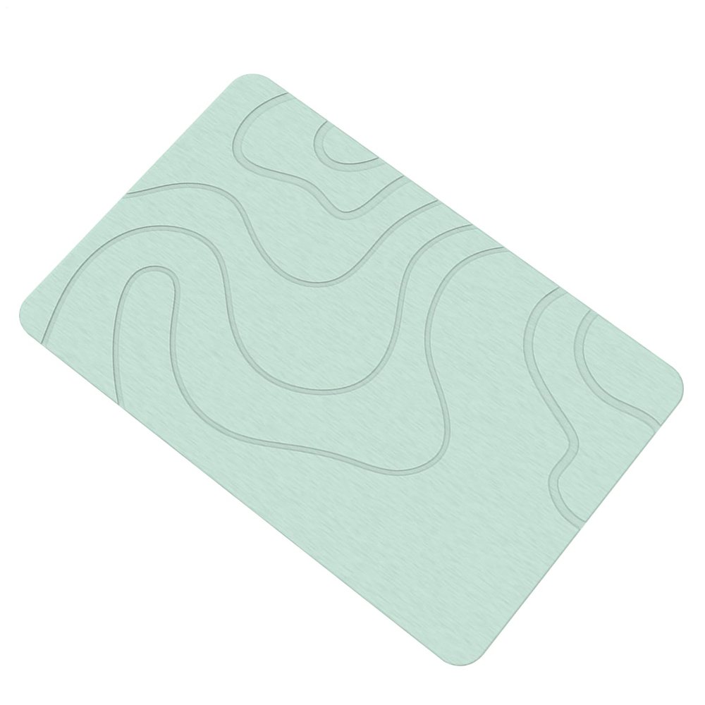 Absorbent Stone Bath Mat Toilet Door Non-Slip, Quick Drying Shower Rug Entryway Indoor Washable Floor Mat Water Absorption Anti-Slip Durable Front Door Bathroom Home Apartment