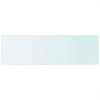 AMBERARD Glass Panel Clear Toughened Glass 31.5 in Long x 9.8 in Wide Home Dcor Accents Floating Shelves view 2