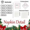 Custom Photo Dog Christmas Napkins Personalized Christmas Cocktail Napkins Decor Xmas Napkin Party Dog Cat Pet Napkin Style 4 view 4