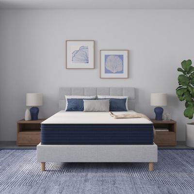 NapQueen Full Size, 12 Inch NEW Victoria Hybrid Cooling Gel Infused Pocket Spring and Memory Foam Mattress, Bed in a Box, CertiPUR-US Certified