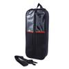 Qixotrz Playmat Tube Case for 2 Pcs 14x24 Playmats, Gaming Playmat Carrier with Dice & Card Pockets, Portable TCG MTG YuGiOh Playmat Tube with Handle & Detachable Shoulder Strap, Black view 4