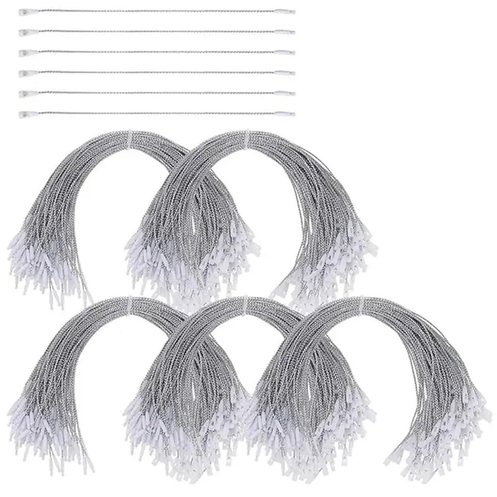 Yantbin Ornament String 800PCS 20cm Christmas Decoration Balls - Strings/Ribbons/Hooks for Tree & Party(Sliver)