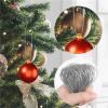 Yantbin Ornament String 800PCS 20cm Christmas Decoration Balls - Strings/Ribbons/Hooks for Tree & Party(Sliver) view 4