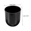 Gogogmee 4Pcs Black Toilet Brush Cup Holder with Spherical Base for Bathroom Cleaning Stylish Round Design Storage Organizer Hygienic Toilet Brush Rack for Home and Hotel Use view 2
