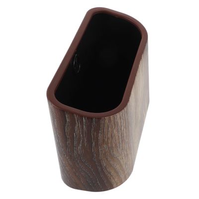 CONGARTENO Mini Wall-Mounted Trash Can Japanese-Style Compact Desktop Waste Bin for Office Hotel Guesthouse Study Space-Saving Plastic Holder