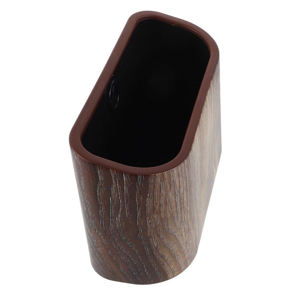 CONGARTENO Mini Wall-Mounted Trash Can Japanese-Style Compact Desktop Waste Bin for Office Hotel Guesthouse Study Space-Saving Plastic Holder