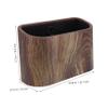 CONGARTENO Mini Wall-Mounted Trash Can Japanese-Style Compact Desktop Waste Bin for Office Hotel Guesthouse Study Space-Saving Plastic Holder view 2