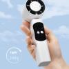 SPONGL Multifuntional Digital Display Fan Efficient Cooling Fan 4000mAh Quiet Powerful Fan ABS Texture for Outdoor Travel view 4