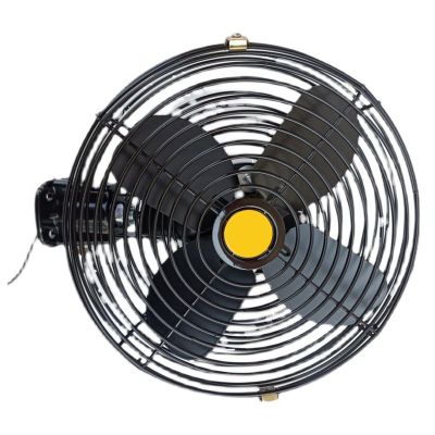 SPONGL Energy Saving Metal Car Fan with 2 Speed Setting Low Noise Quiet Cooling Fan for Truck Boats Bus and Sedans Use