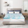 CH Charme House Mattress Topper 3 Inch King Size, Gel Infused Memory Foam Bed Topper for Back Pain Relief, Cooling Mattress Pad, CertiPUR-US Certified, 8076" view 1