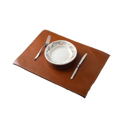 Distressed Leather Placemat, Handmade Placemats for Dining Table, Cafe & Restaurant Table Mats, Personalized