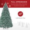 Best Choice Products Artificial Frosted Christmas Tree, 7.5ft Premium Unlit Realistic Spruce Holiday Dcor w/Dense Branches, Metal Base - Blue Spruce view 4