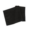 5 Black 20x20 in Cotton Blend Square Dinner Table Napkins Wedding Party Events Decorations Restaurant Tableware Dinner Kitchen Home view 1