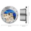 Santorini Greek Island Sea View Timer,Waterproof Loud Mechanical Timers No Ticking Metal Casing Magnetic Countdown Clock for Cooking Indoor Outdoor Sports view 2