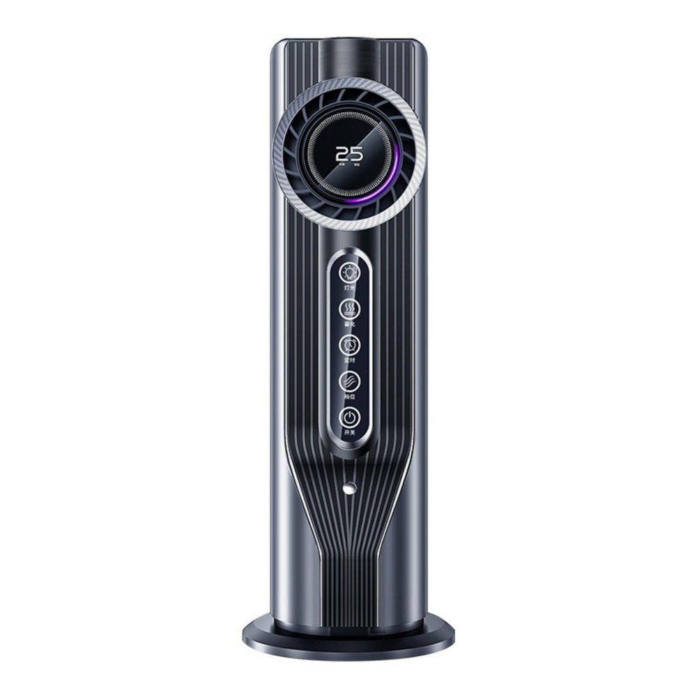 SPONGL Portable Air Conditioning Fan with 6 Speed Smal Desktop Fan Digital Display 6H Timer for Home Office Desk Outdoor Bedroo