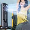 SPONGL Portable Air Conditioning Fan with 6 Speed Smal Desktop Fan Digital Display 6H Timer for Home Office Desk Outdoor Bedroo view 2